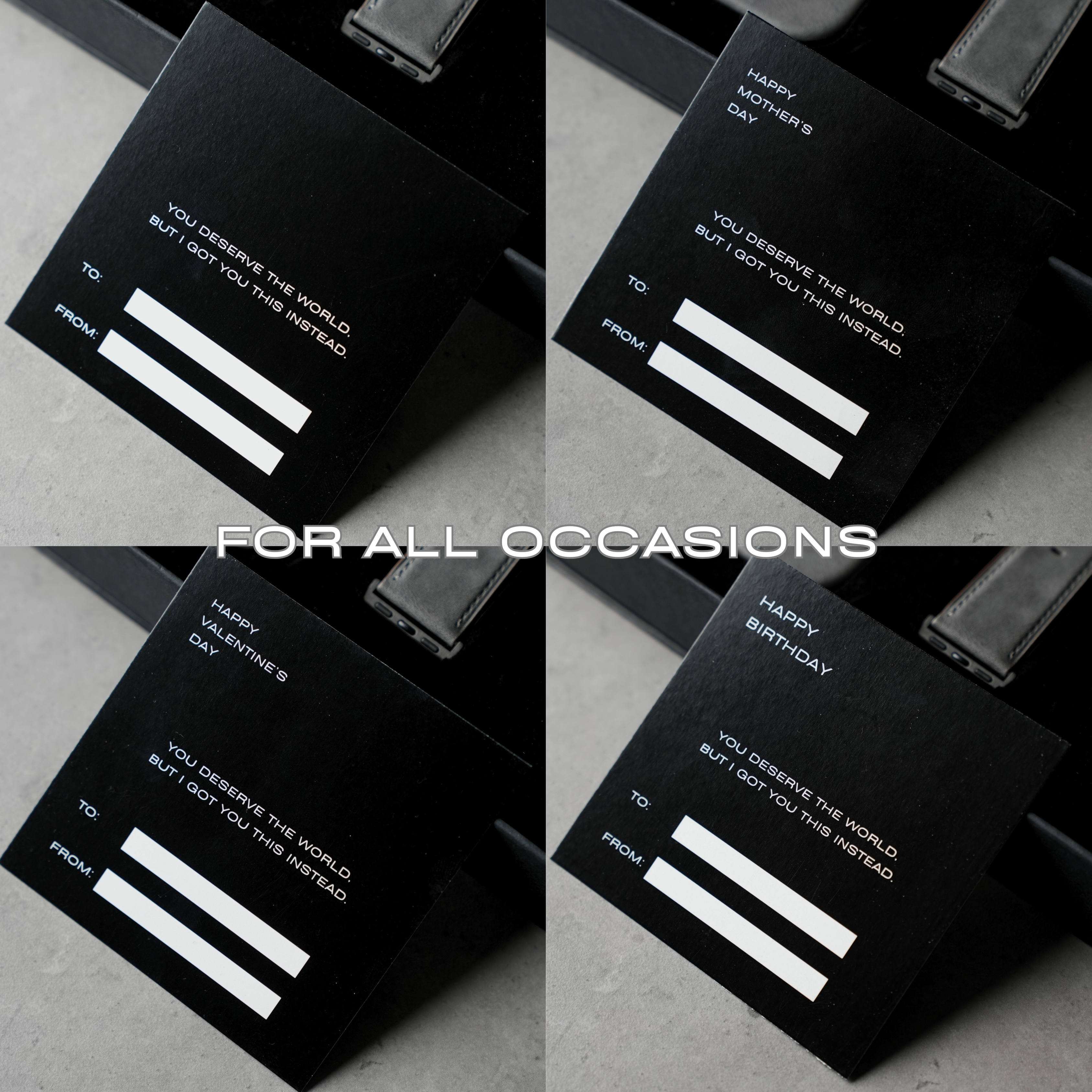 GIFT PACKAGE - IZONE Full Leather Set - NAVY