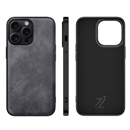 IZONE Slim Leather Case – Stone Grey