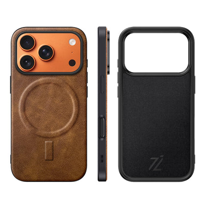 IZONE MagSafe Slim Leather Case – Classic Brown
