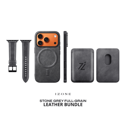 Stone Grey - IZONE Magsafe Case + Apple Watch Strap