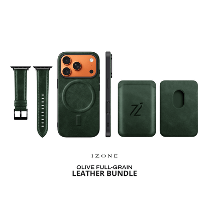 Olive - IZONE Magsafe Case + Apple Watch Strap