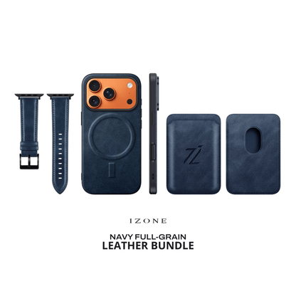 Navy - IZONE Magsafe Case + Apple Watch Strap
