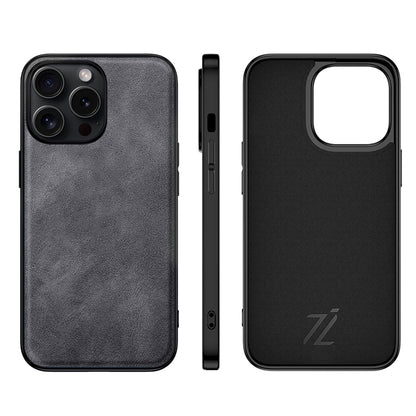 iPhone Luxury Leather Case ( Grey )