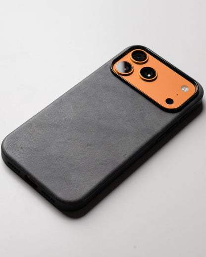 IZONE Slim Leather Case – Stone Grey