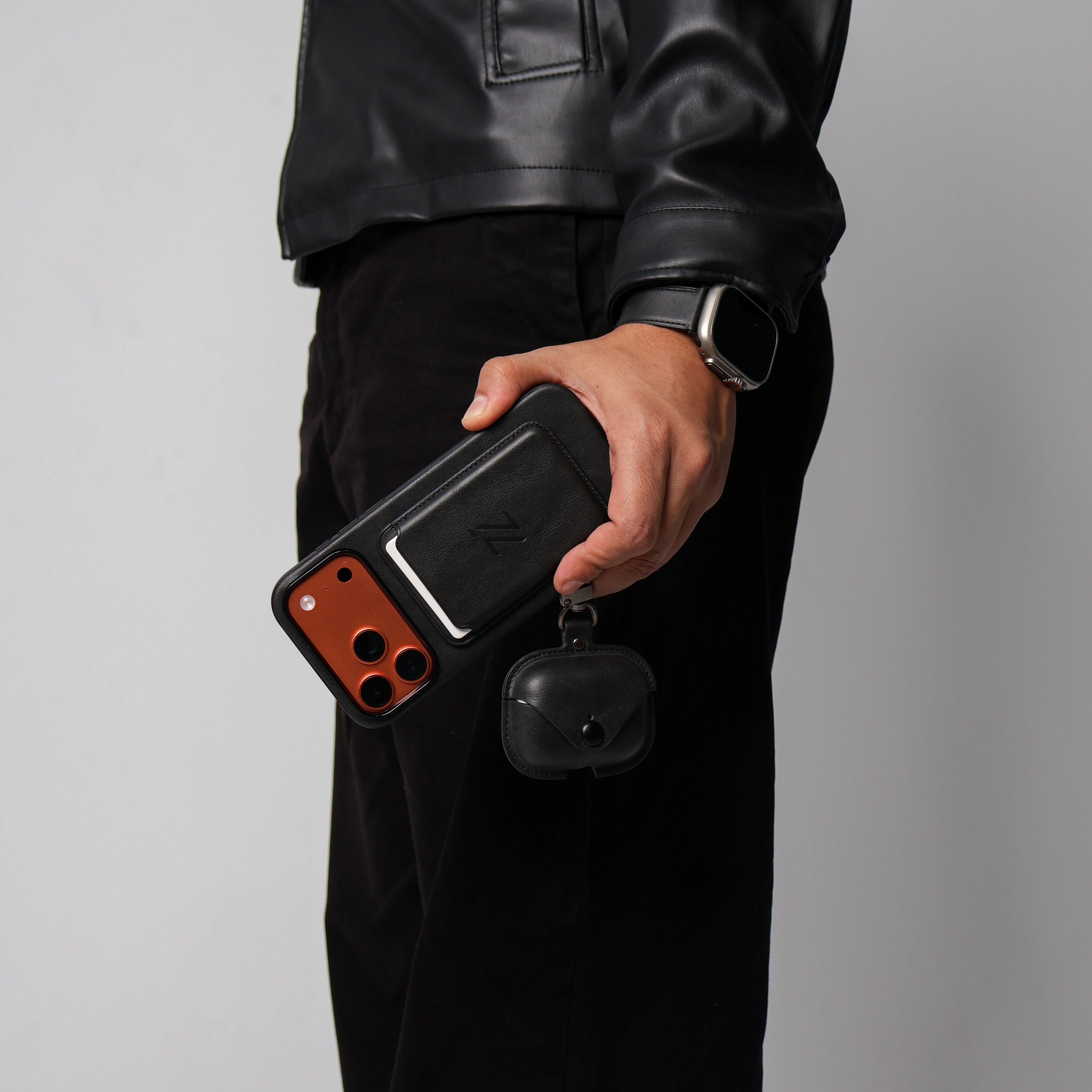 GIFT PACKAGE - IZONE Full Leather Set - JET BLACK